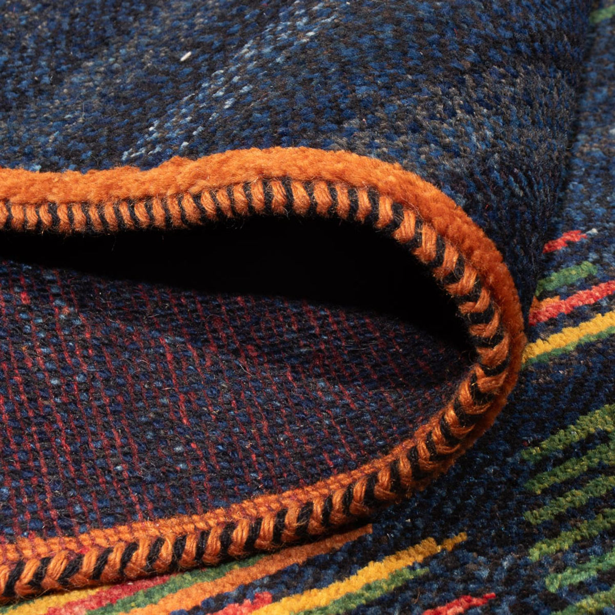 Gabbeh Teppich - Perser - 288 x 220 cm - mehrfarbig