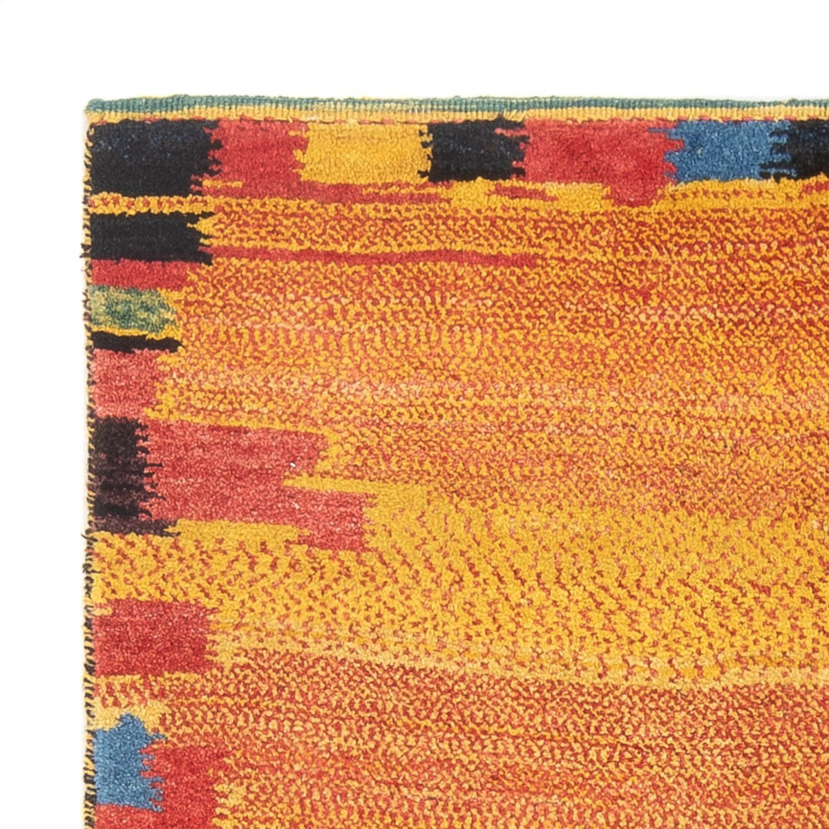 Gabbeh Persisch Teppich 120x152cm - Perserteppich Wollteppich