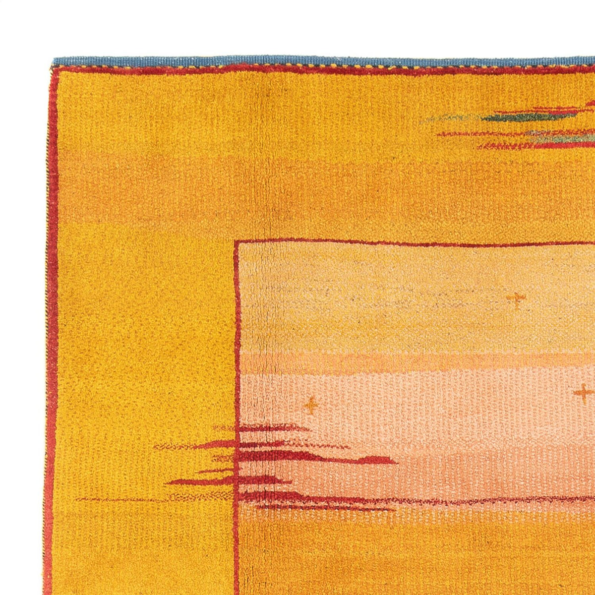 Gabbeh Teppich - Perser - 238 x 195 cm - mehrfarbig