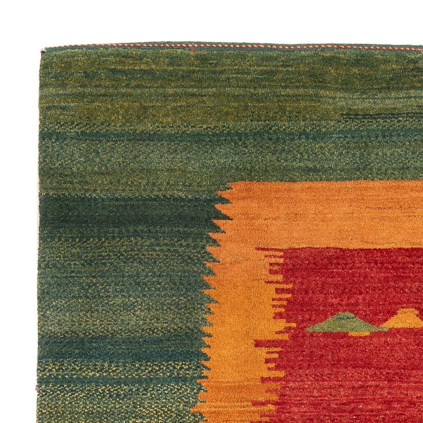 Gabbeh Persisch Teppich 234x200cm - Perserteppich Wollteppich