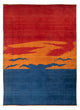 Gabbeh Persisch Teppich 230x302cm - Perserteppich Wollteppich