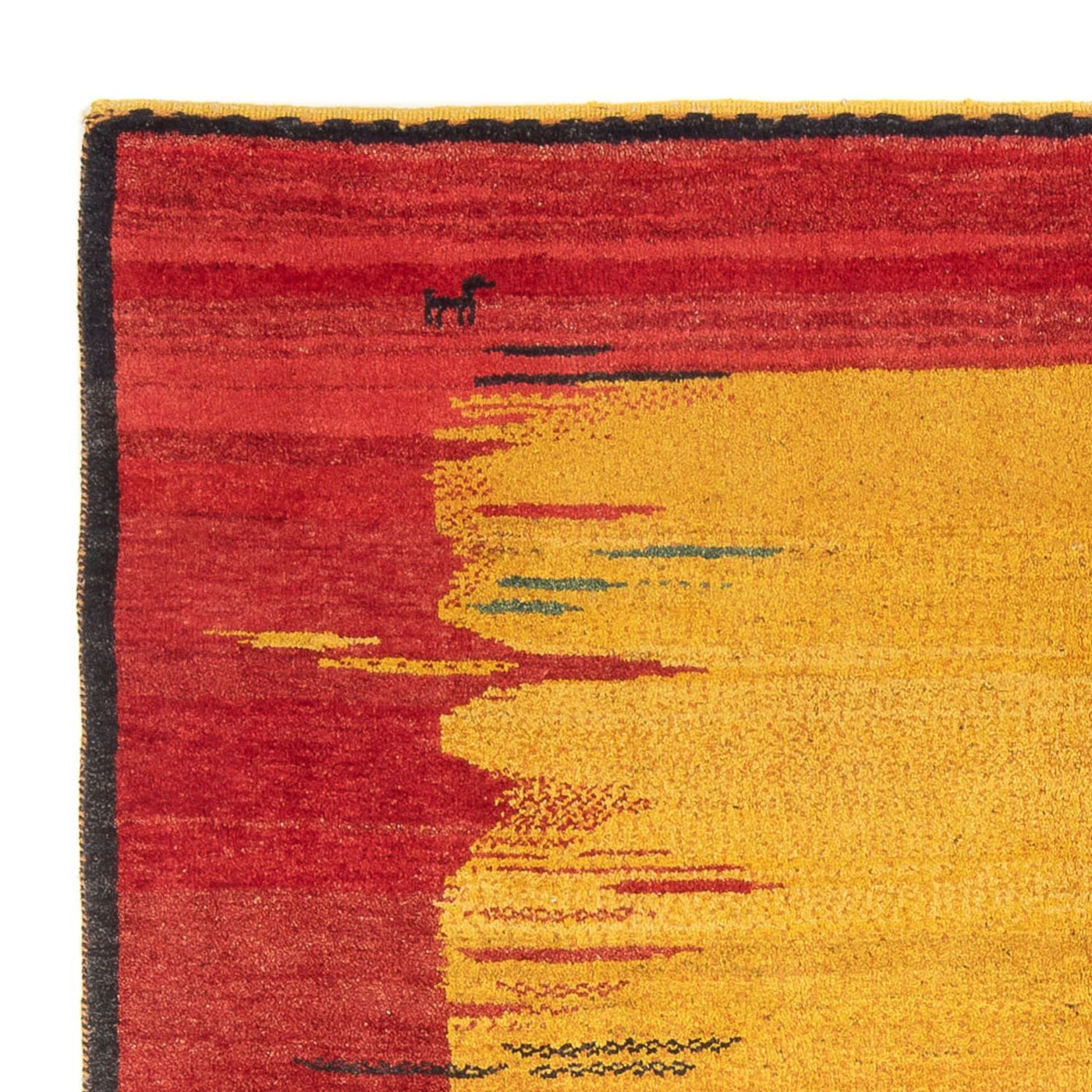 Gabbeh Persisch Teppich 203x173cm - Perserteppich Wollteppich