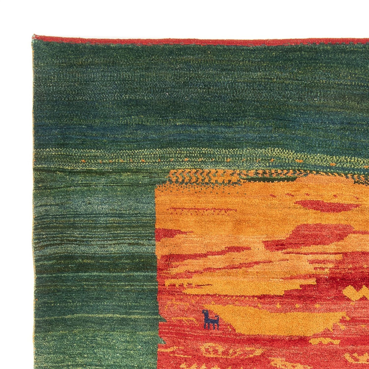 Gabbeh Persisch Teppich 215x260cm - Perserteppich Wollteppich