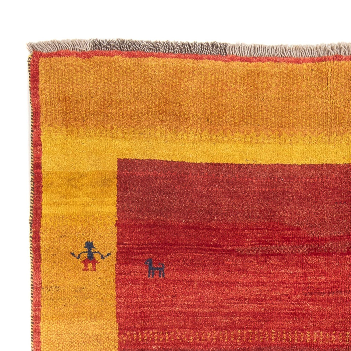 Gabbeh Persisch Teppich 200x155cm - Perserteppich Wollteppich