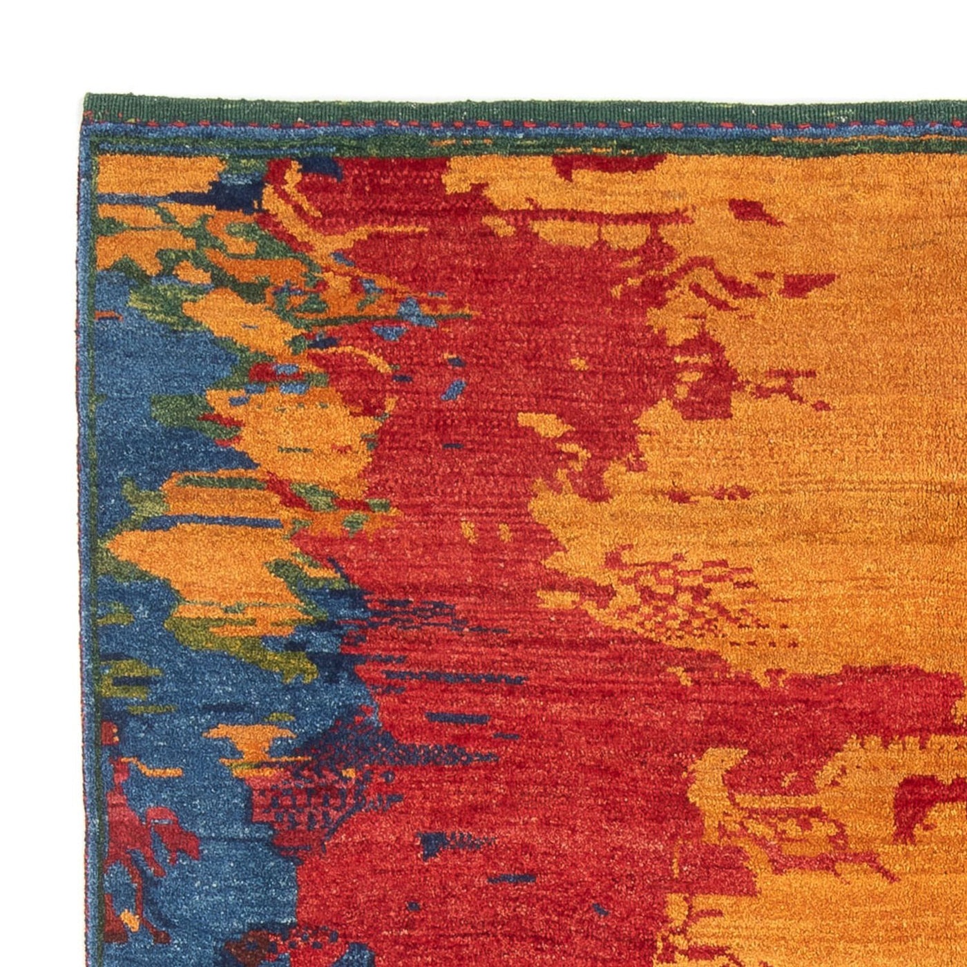 Gabbeh Persisch Teppich 218x170cm - Perserteppich Wollteppich