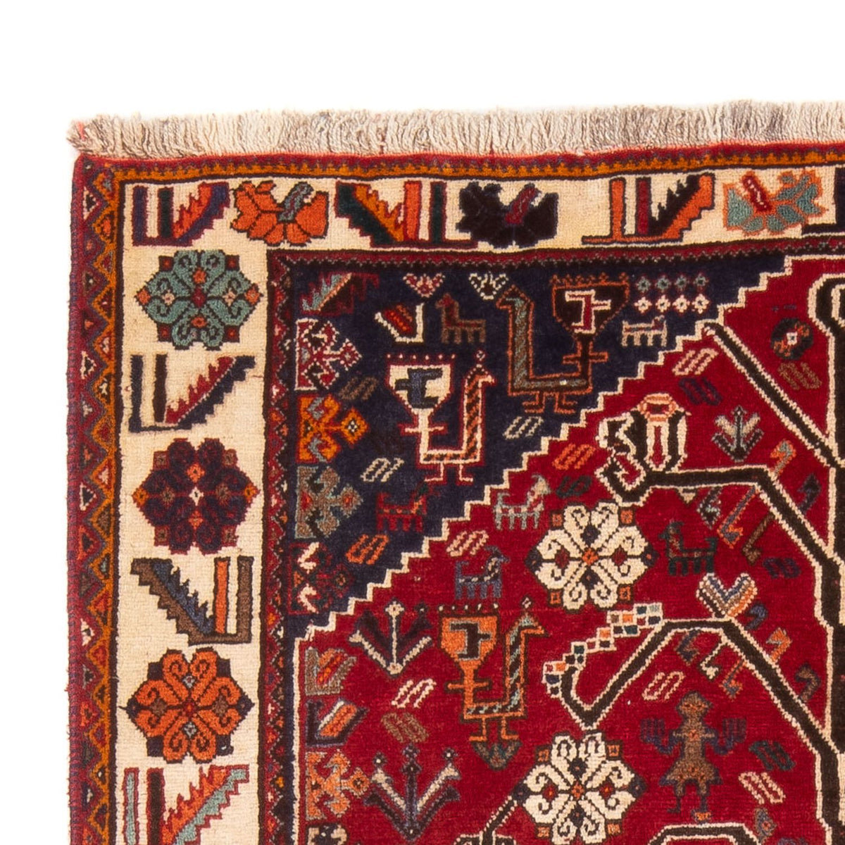 Perserteppich - Nomadic - 192 x 130 cm - rot