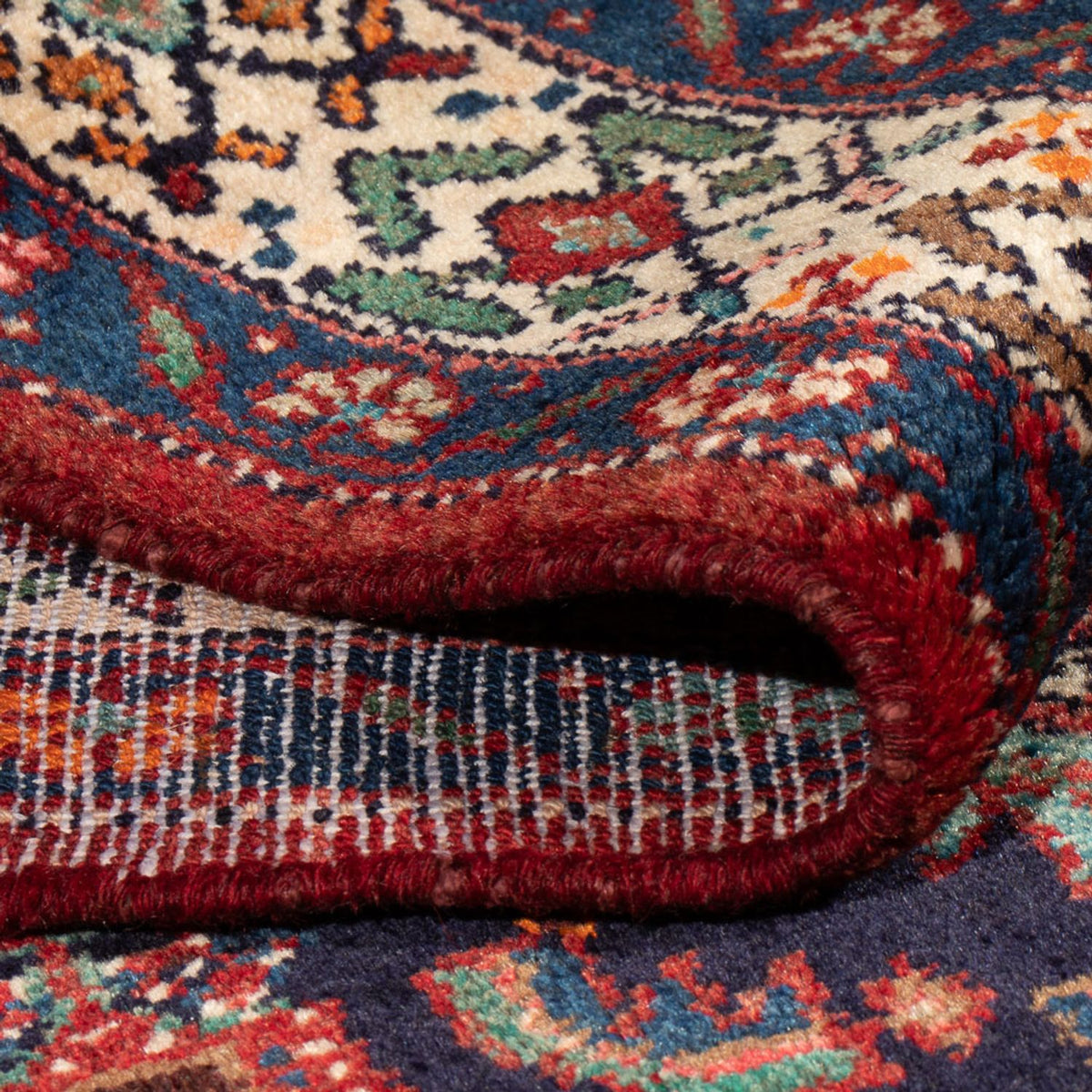 Perserteppich - Nomadic - 220 x 130 cm - dunkelblau