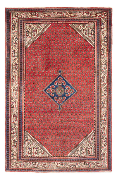 Hamadan Teppich 130x210cm - Perserteppich - rot