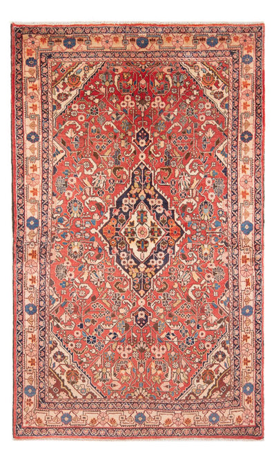 Hamadan Teppich 125x210cm - Perserteppich - rot