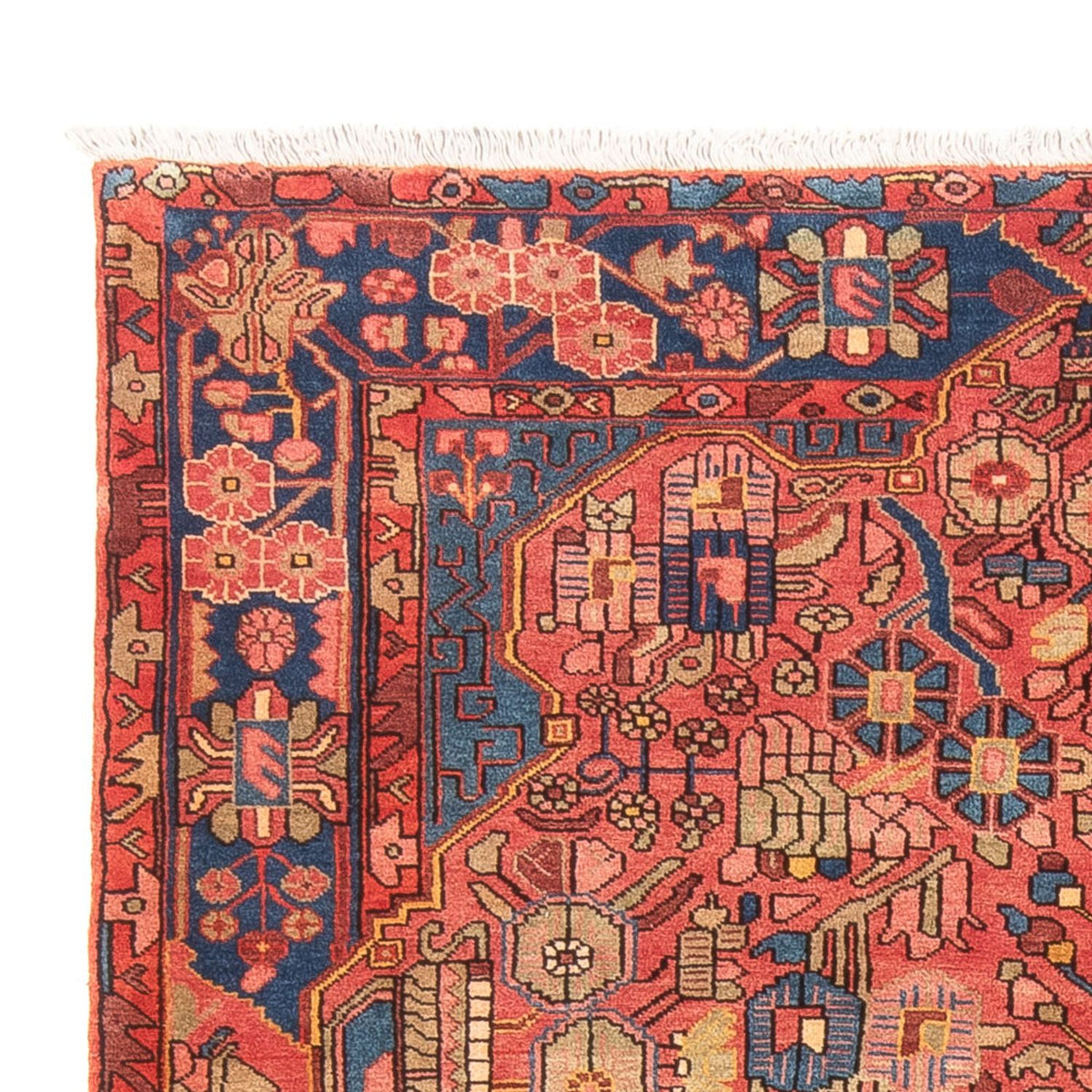 Nahavand Teppich 153x220cm - Perserteppich - hellrot