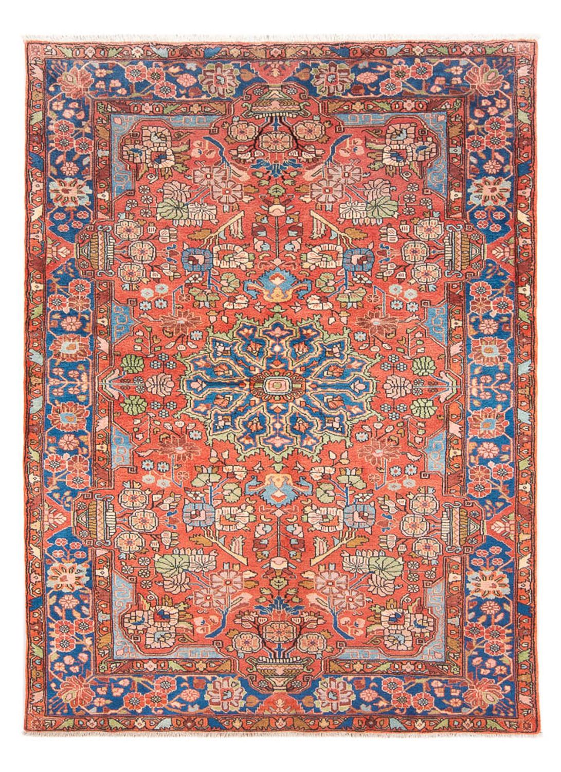 Perserteppich - Nomadic - 220 x 150 cm - hellrot
