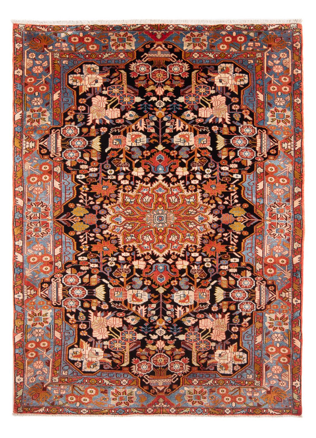 Perserteppich - Nomadic - 235 x 162 cm - bordeauxrot