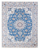 Perserteppich - Nain - Royal - 196 x 148 cm - blau