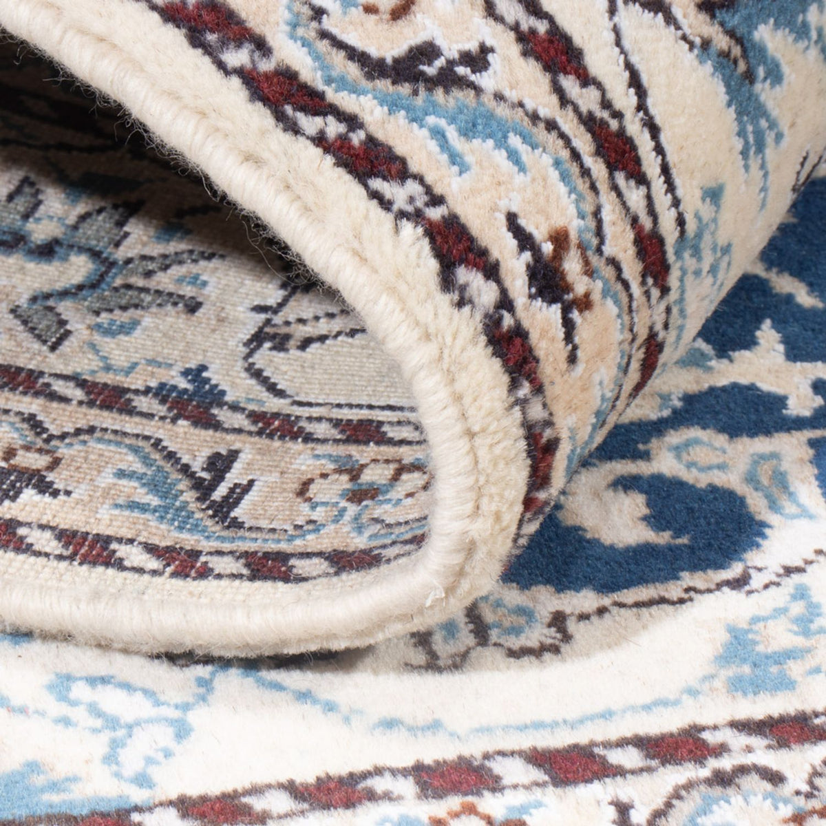 Perserteppich - Nain - Royal - 202 x 146 cm - dunkelblau