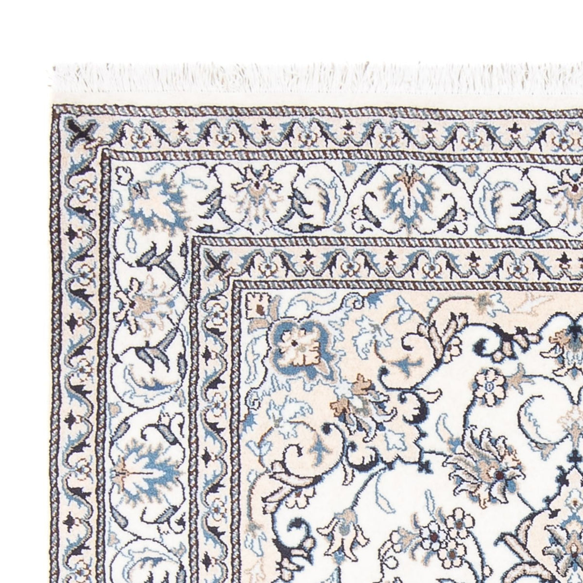 Perserteppich - Nain - Royal - 190 x 148 cm - creme