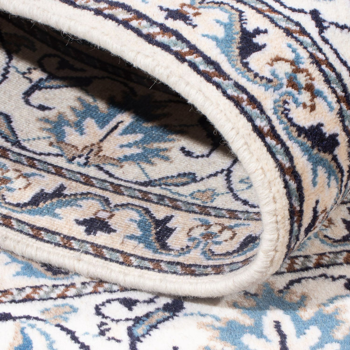 Perserteppich - Nain - Royal - 190 x 148 cm - creme