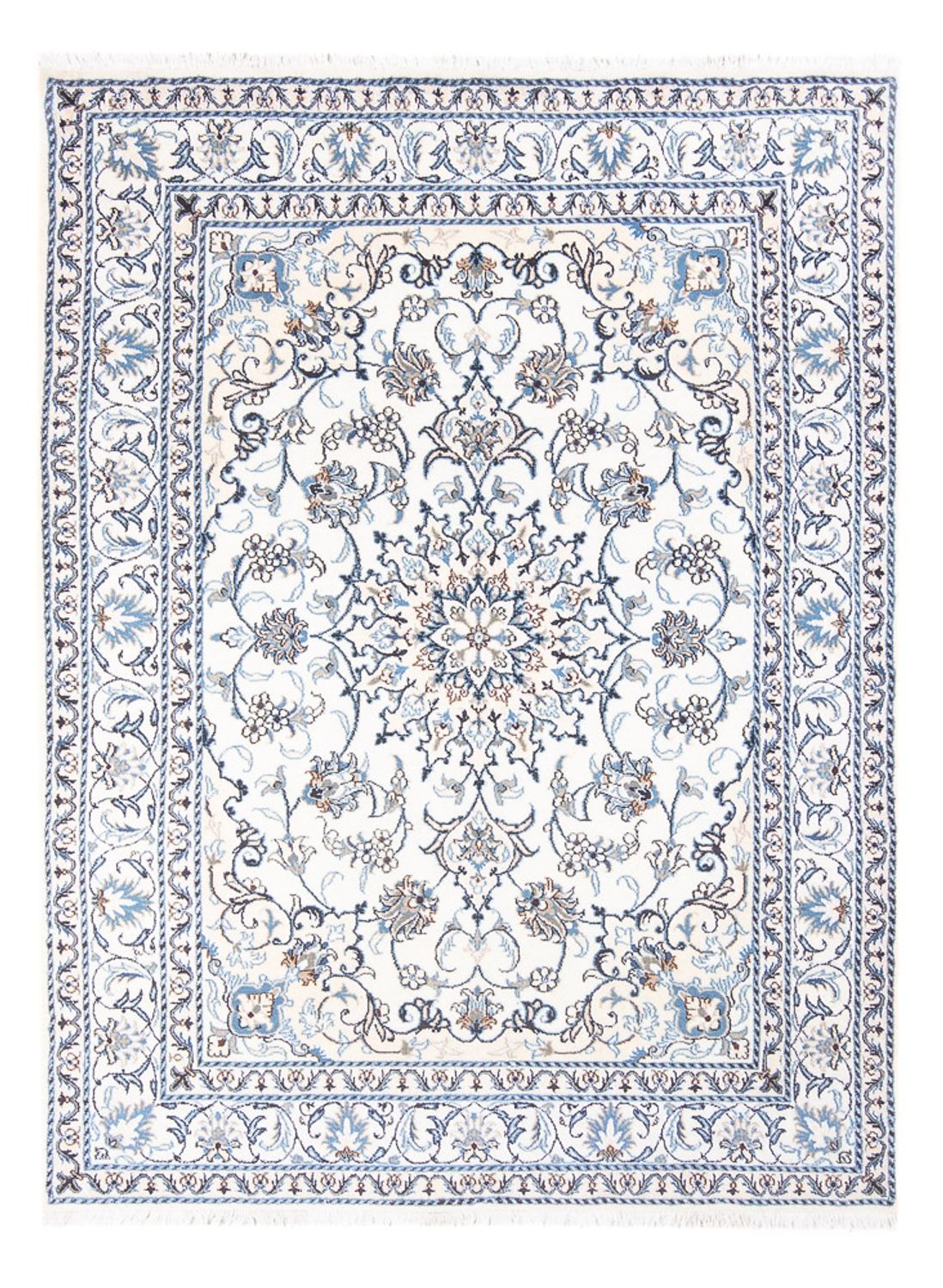 Perserteppich - Nain - Royal - 197 x 148 cm - creme