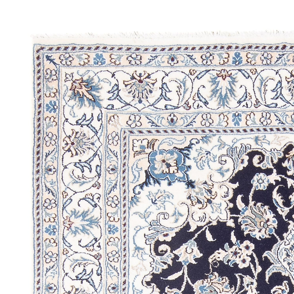 Nain - 9La Teppich 149x190cm - Perserteppich - dunkelblau