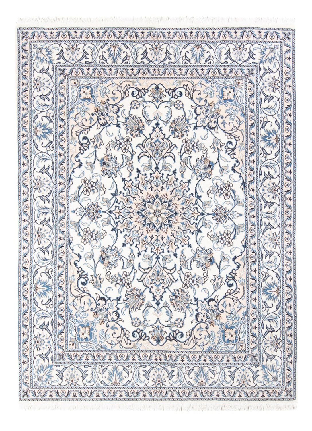 Perserteppich - Nain - Royal - 196 x 143 cm - creme