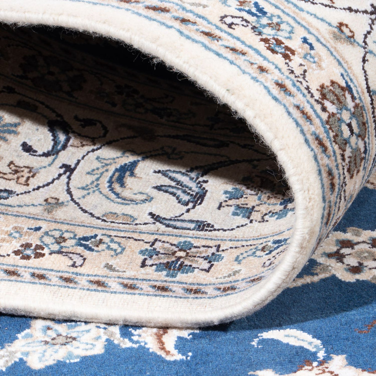 Perserteppich - Nain - 291 x 197 cm - dunkelblau