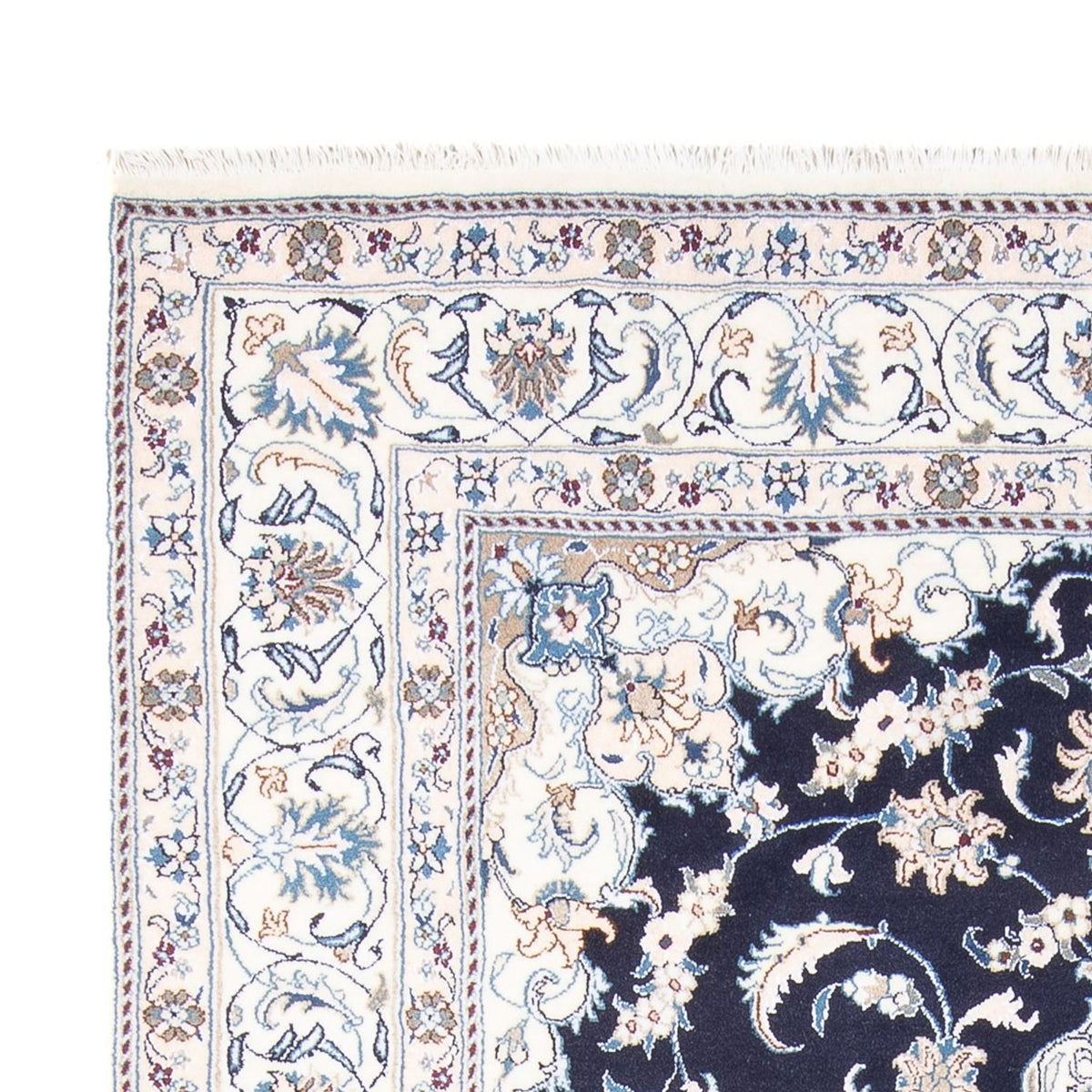 Perserteppich - Nain - 295 x 203 cm - dunkelblau