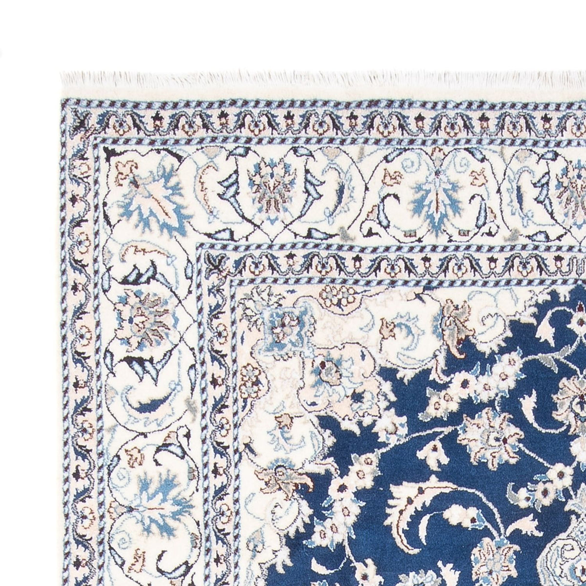 Perserteppich - Nain - 296 x 196 cm - blau