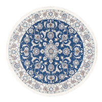 Perserteppich - Nain rund  - 150 x 150 cm - blau