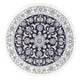 Perserteppich - Nain rund  - 150 x 150 cm - dunkelblau