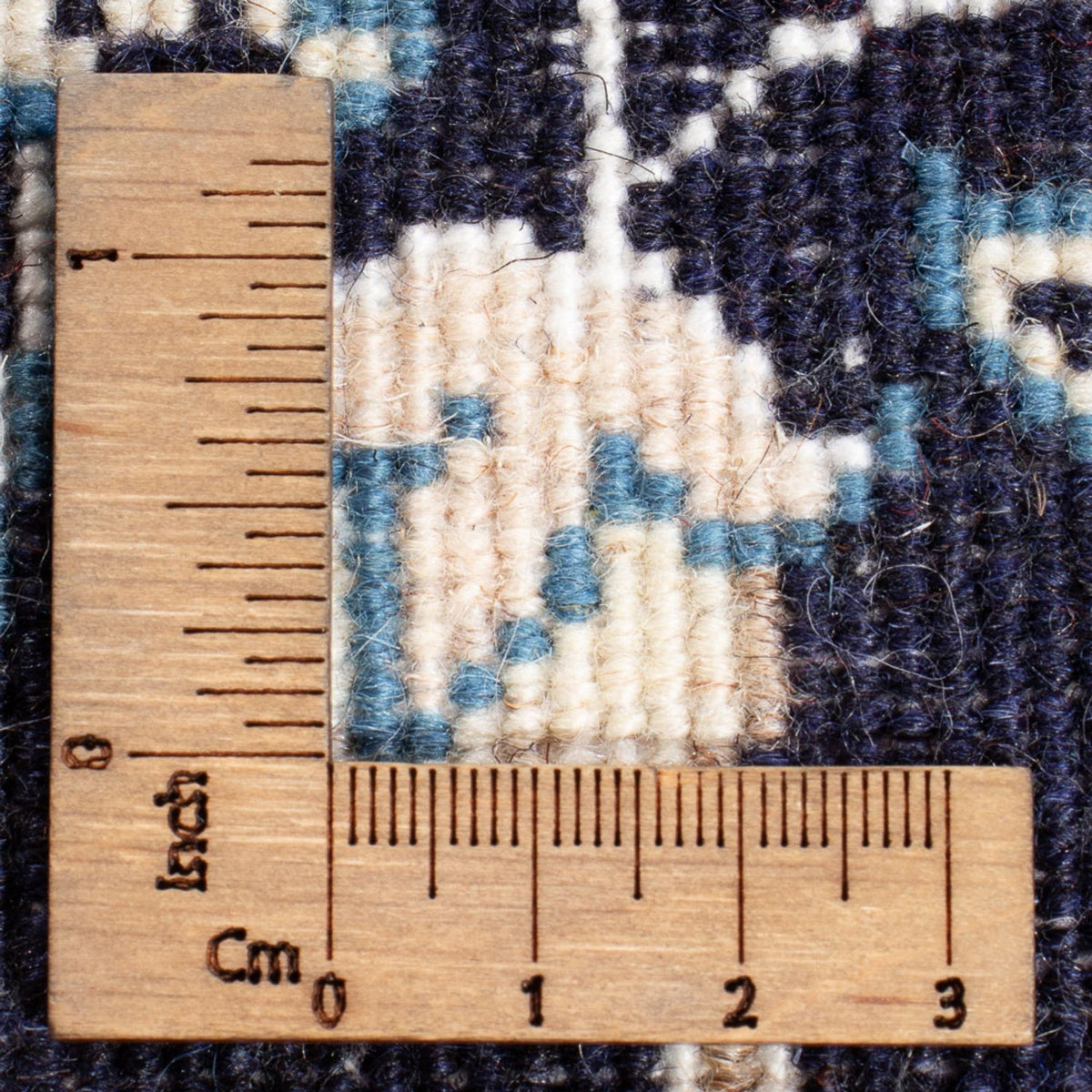 Perserteppich - Nain - Royal - 90 x 60 cm - dunkelblau