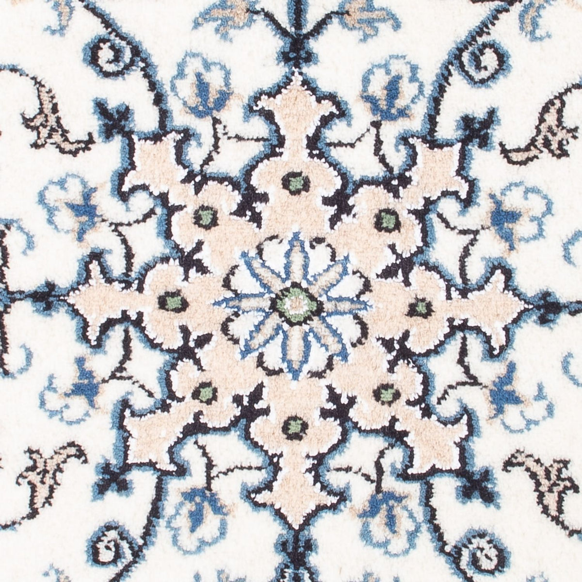 Perserteppich - Nain - Royal - 90 x 60 cm - creme