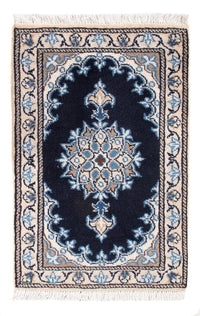Perserteppich - Nain - Royal - 60 x 40 cm - dunkelblau