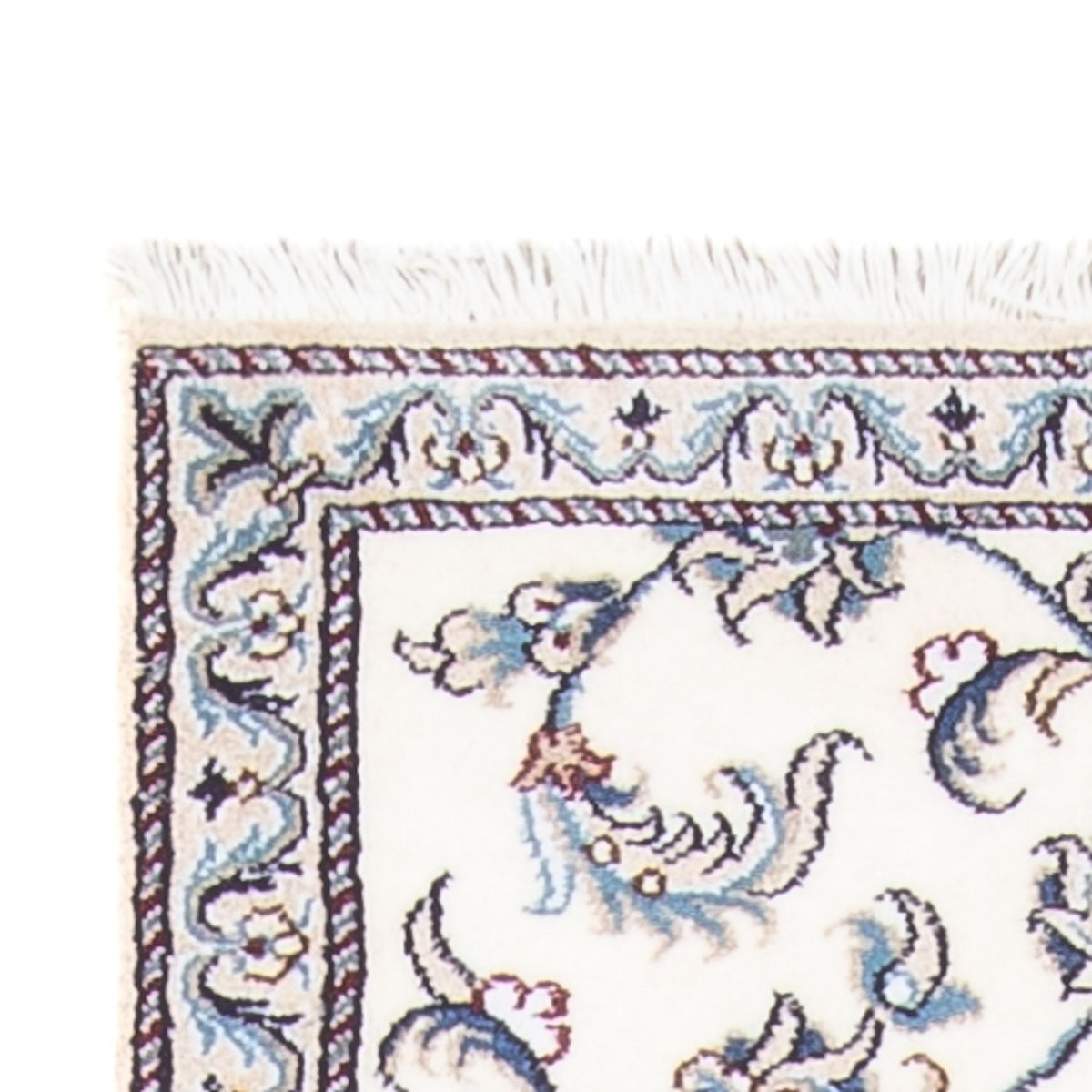 Läufer Perser - Nain - 290 x 74 cm - silber