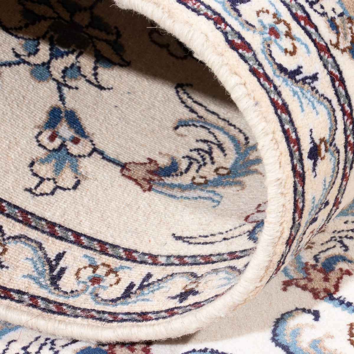 Läufer Perser - Nain - 290 x 74 cm - silber