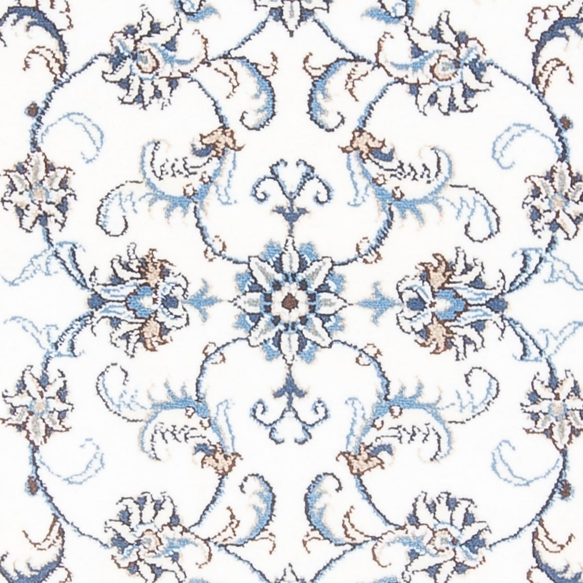 Läufer Perser - Nain - 292 x 76 cm - silber