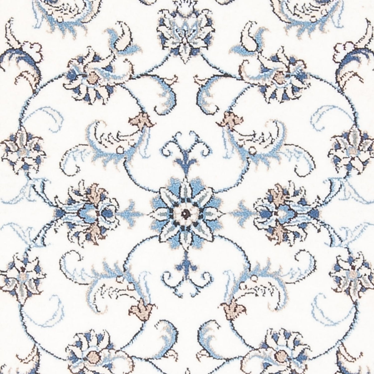 Läufer Perser - Nain - 286 x 77 cm - silber