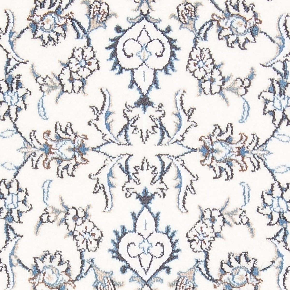 Läufer Perser - Nain - 215 x 77 cm - silber