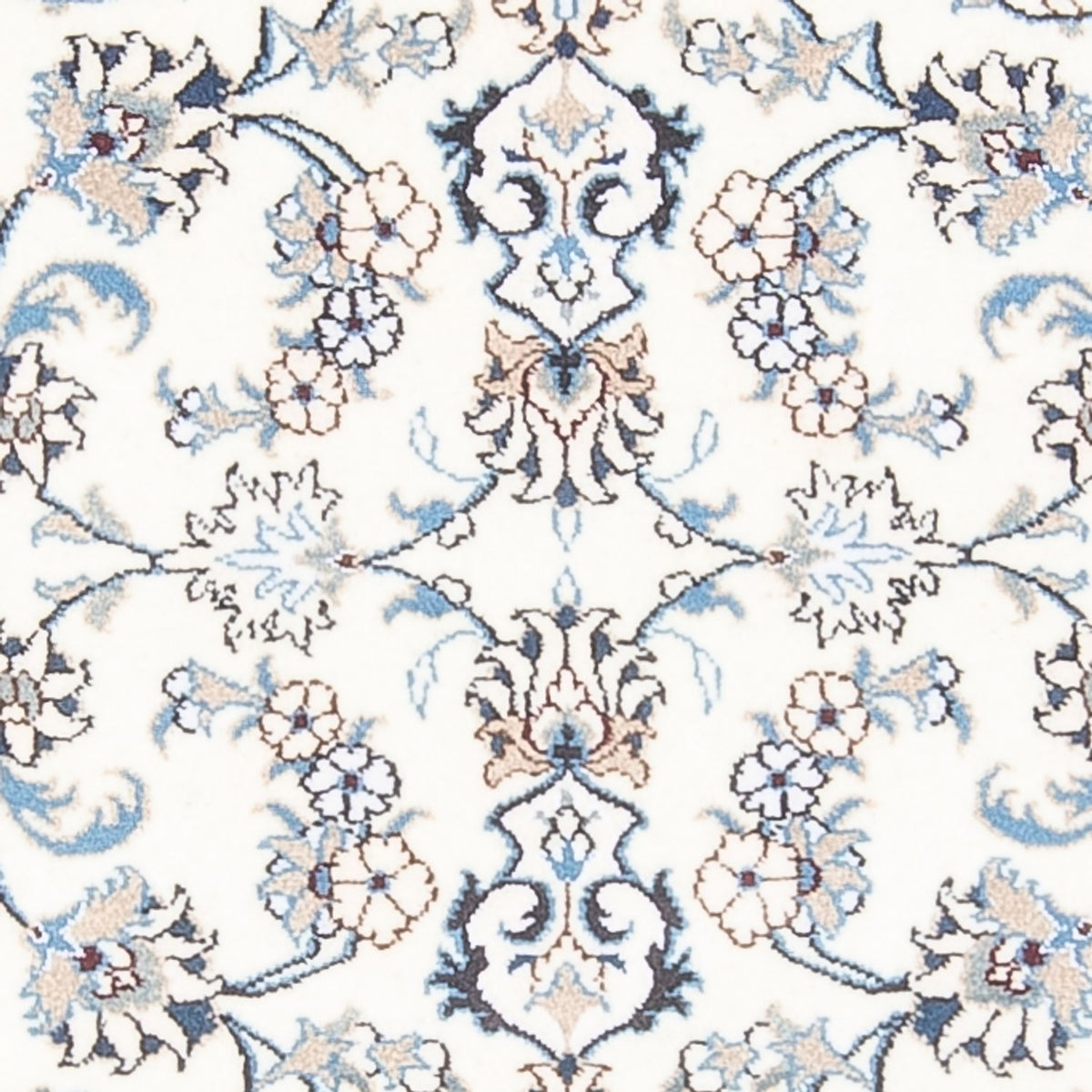 Läufer Perser - Nain - 194 x 80 cm - silber