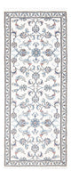 Läufer Perser - Nain - 197 x 78 cm - silber