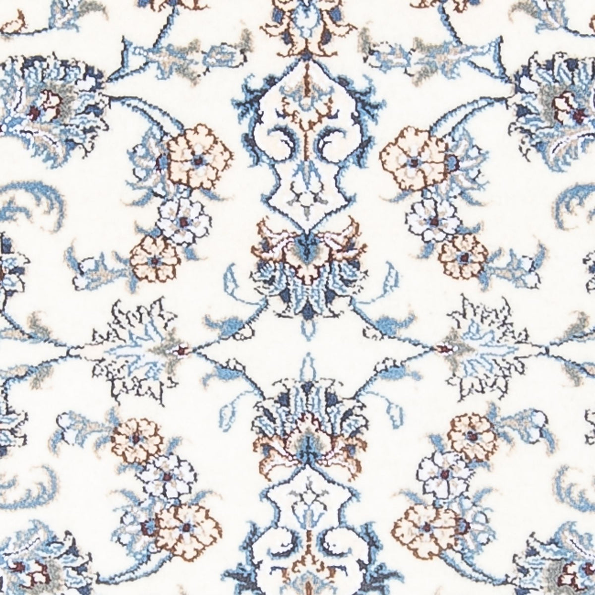 Läufer Perser - Nain - 193 x 83 cm - silber