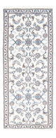 Läufer Perser - Nain - 200 x 80 cm - silber