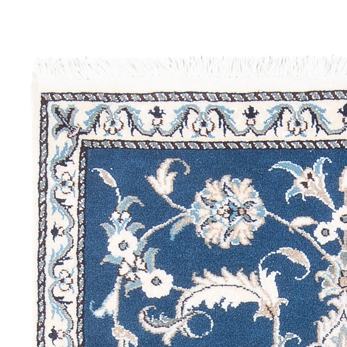 Perserteppich - Nain - 140 x 90 cm - blau