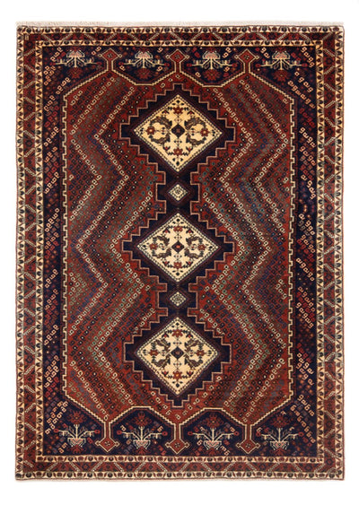 Sharbabak Teppich 142x208cm - Perserteppich - rot