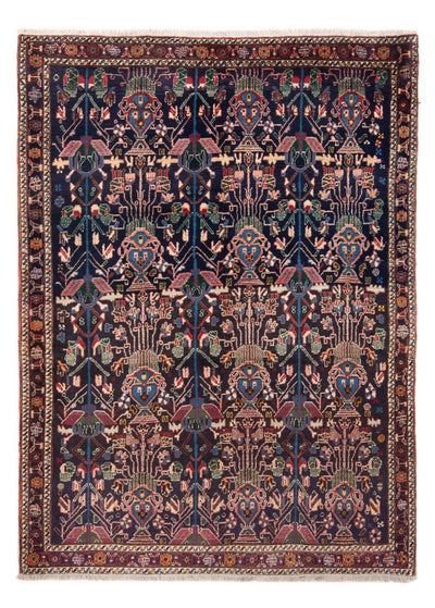 Sharbabak Teppich 148x210cm - Perserteppich - dunkelblau