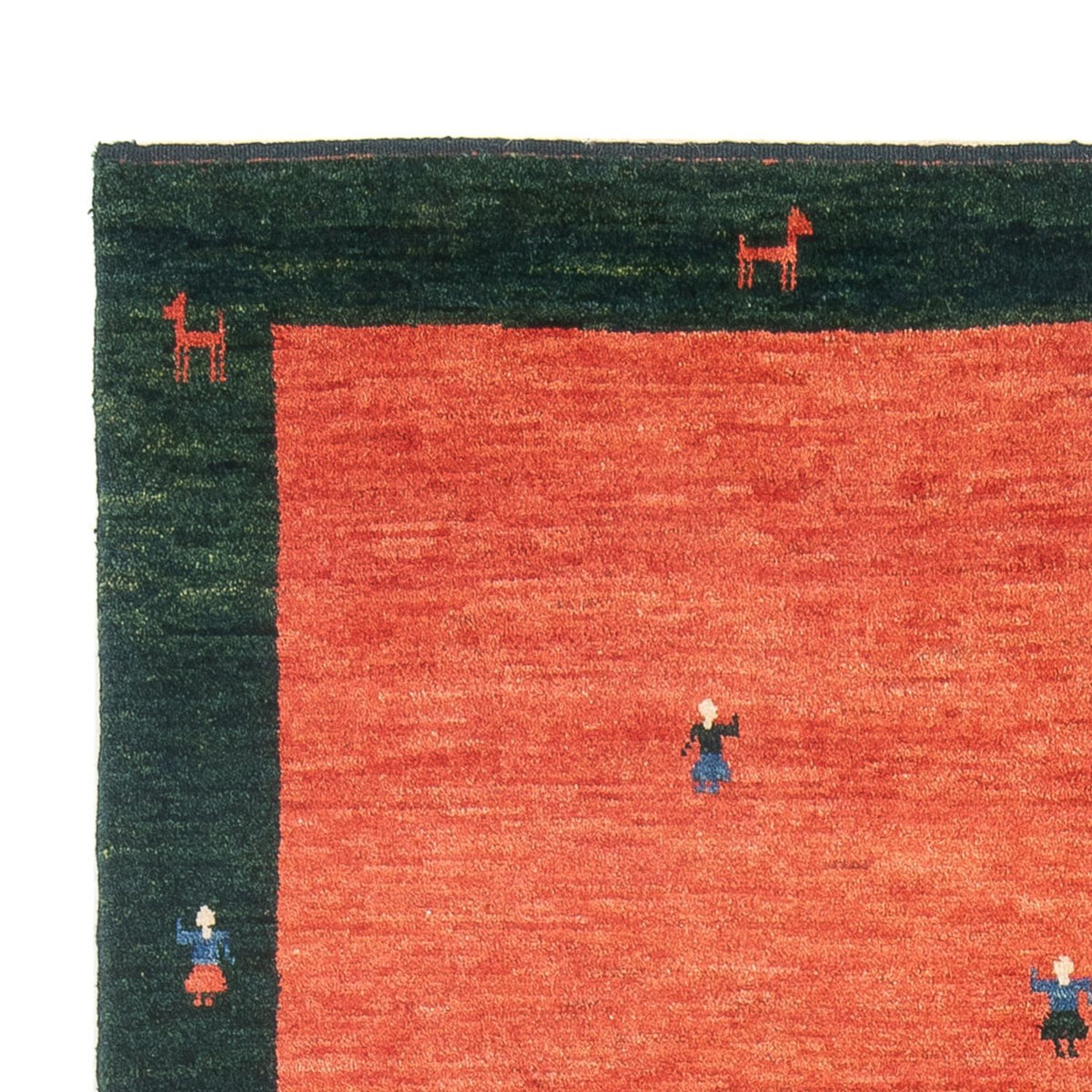 Gabbeh Persisch Teppich 122x183cm - Perserteppich Wollteppich