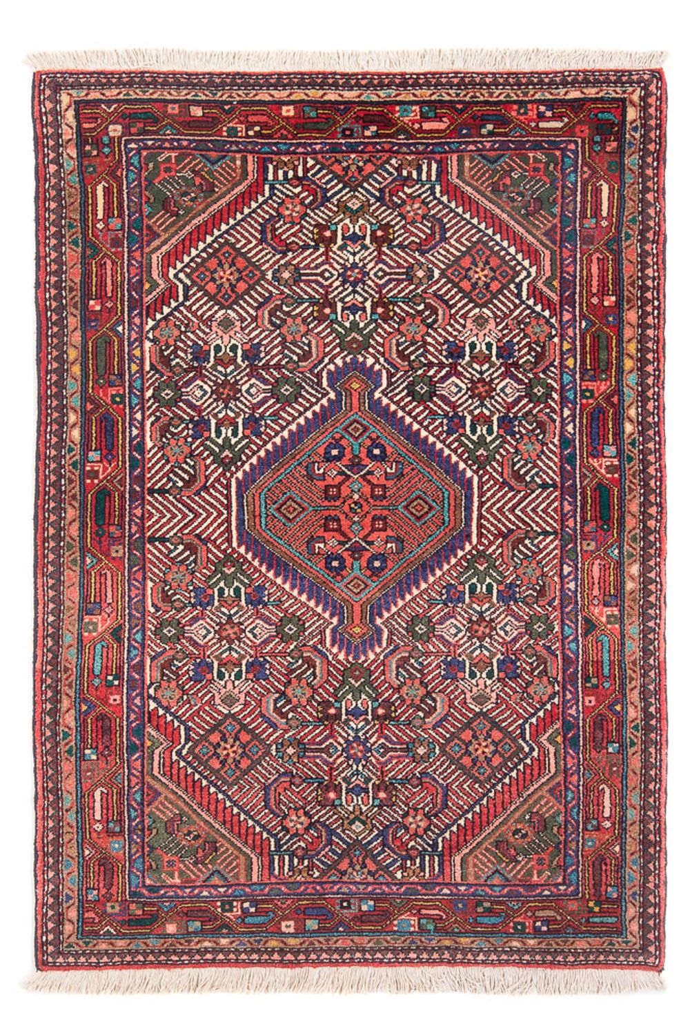 Perserteppich - Nomadic - 163 x 105 cm - rot