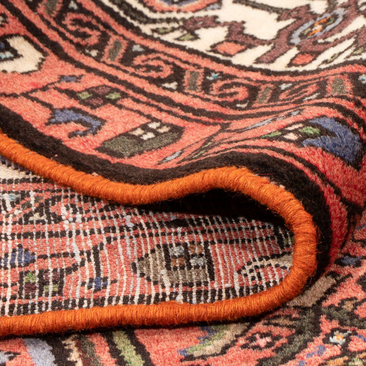 Perserteppich - Nomadic - 202 x 160 cm - rot