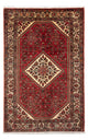 Hamadan Teppich 128x203cm - Perserteppich - rot