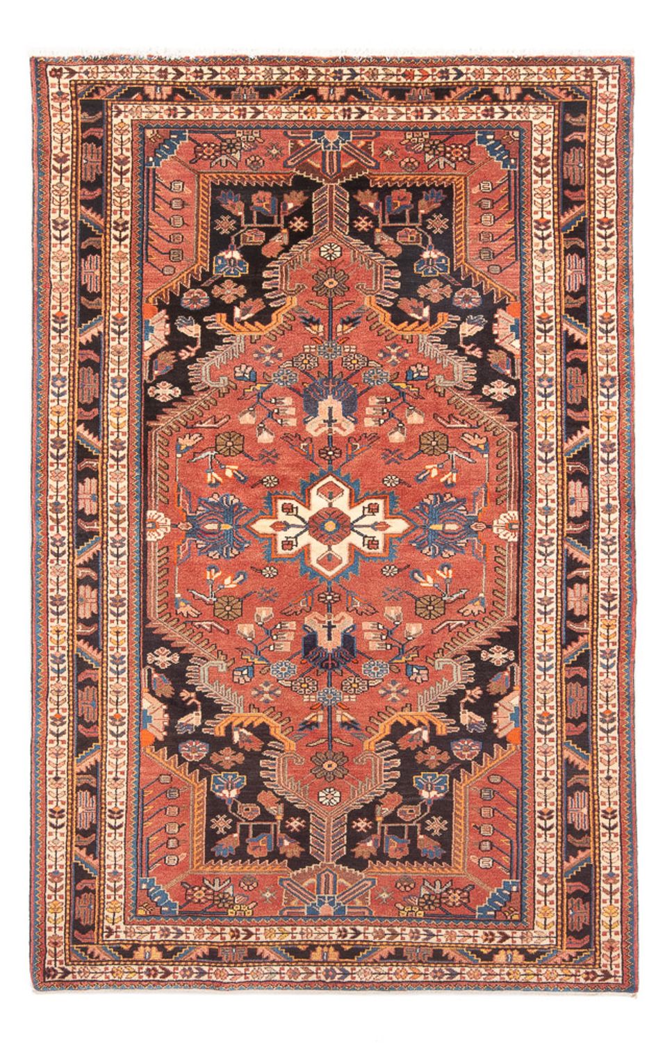 Perserteppich - Nomadic - 235 x 140 cm - hellrot