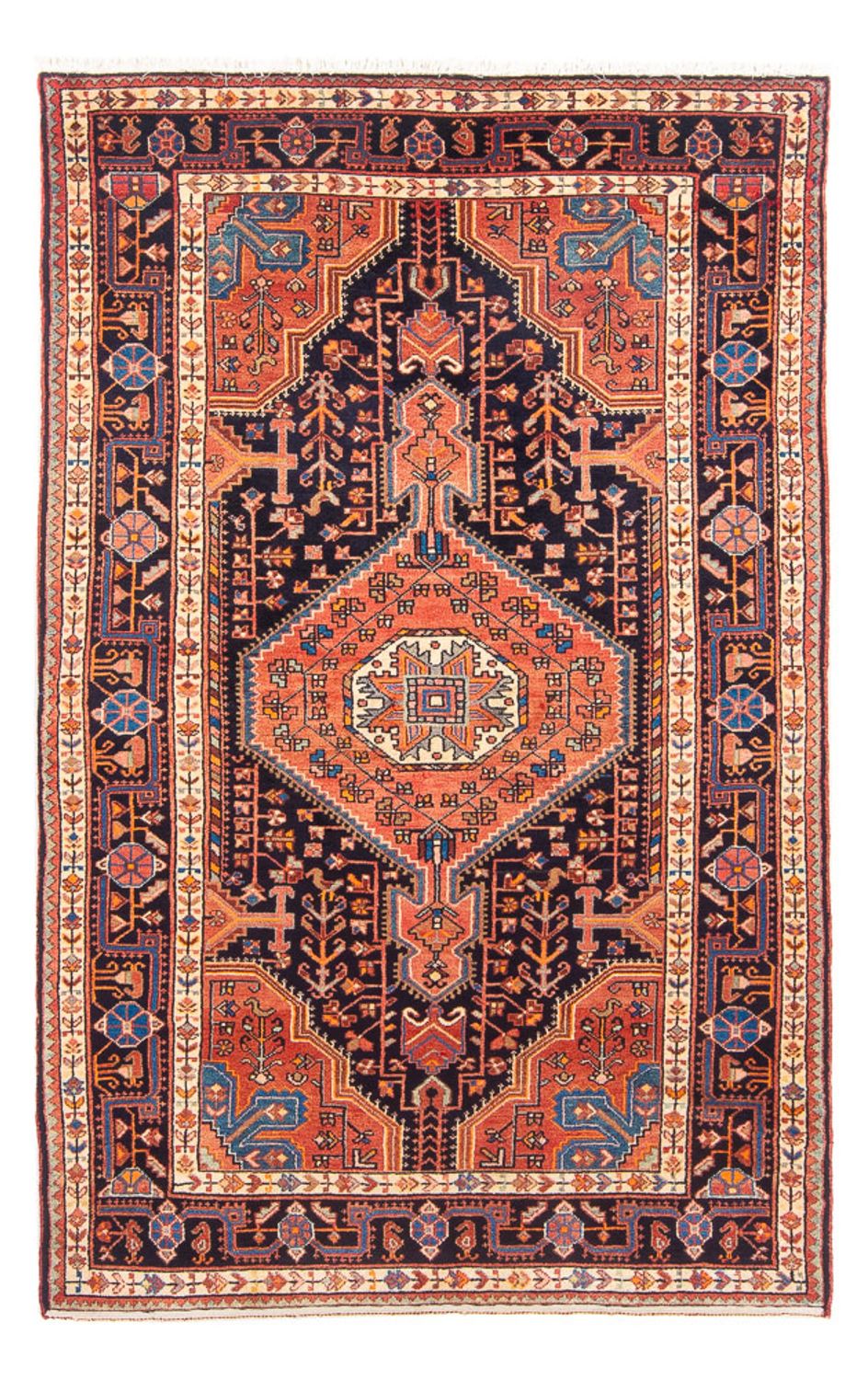 Perserteppich - Nomadic - 224 x 132 cm - hellrot