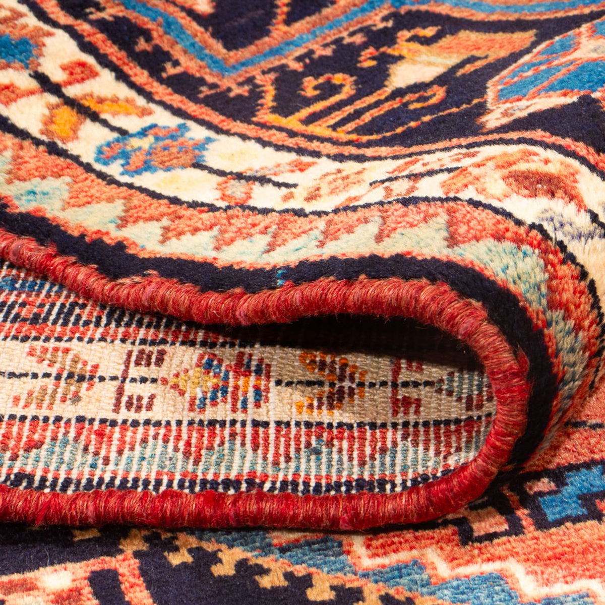 Perserteppich - Nomadic - 224 x 132 cm - hellrot